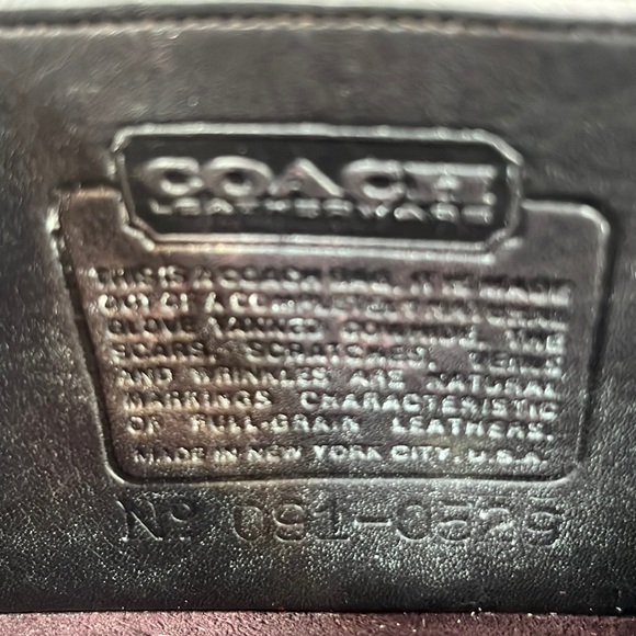 COACH rare vintage Bonnie Cashin Brown Leather made NYC Crossbody Bag - Picture 2 of 11